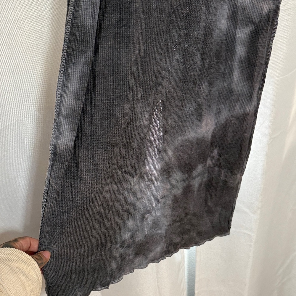 Amalfii Gray Textured fitted turtle neck long sleeved dress size S/M - Picture 4 of 7